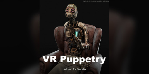 Cover image for VR Puppetry, addon for Blender