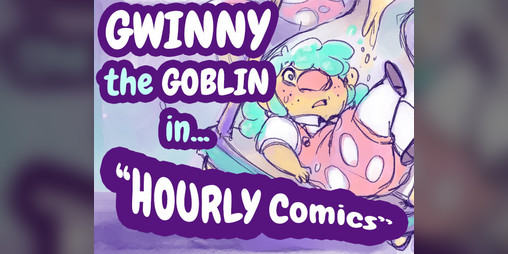 Cover image for Gwinny the Goblin in... "Hourly Comics" - Digital PDF