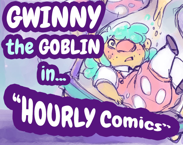 Gwinny the Goblin in... "Hourly Comics" - Digital PDF