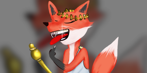 Cover image for The shepherd and the fox god