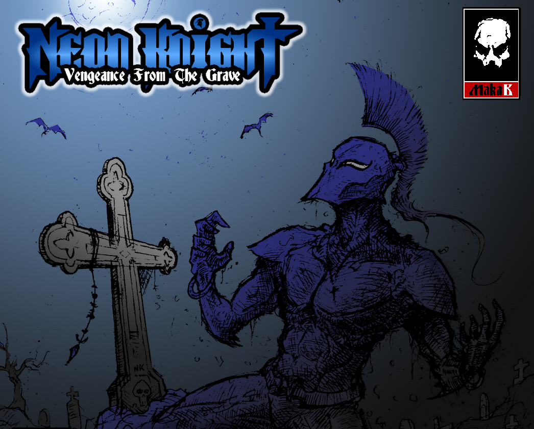 Neon Knight Vengeance From The Grave by Marko Vuković