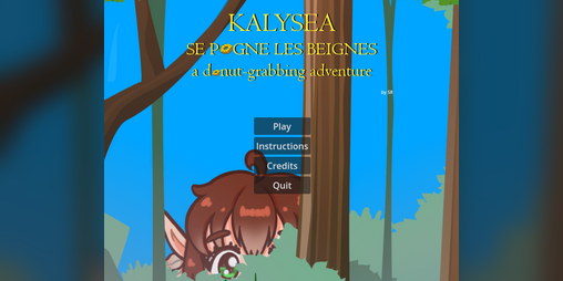 Cover image for Kalysea Se Pogne Les Beignes - a Donut-grabbing Adventure