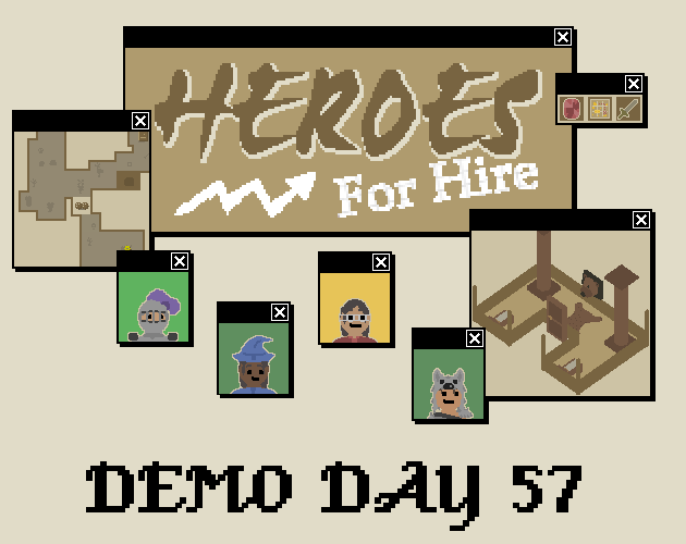 Heroes For Hire - Demo Day 57 by Untouch for AGDG DEMO DAY 57 - itch.io