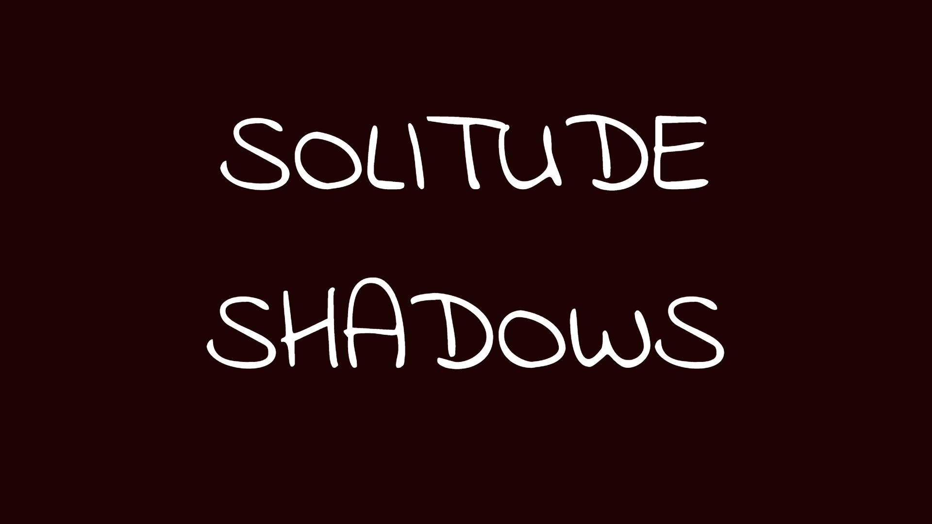 SOLITUDE SHADOWS cover