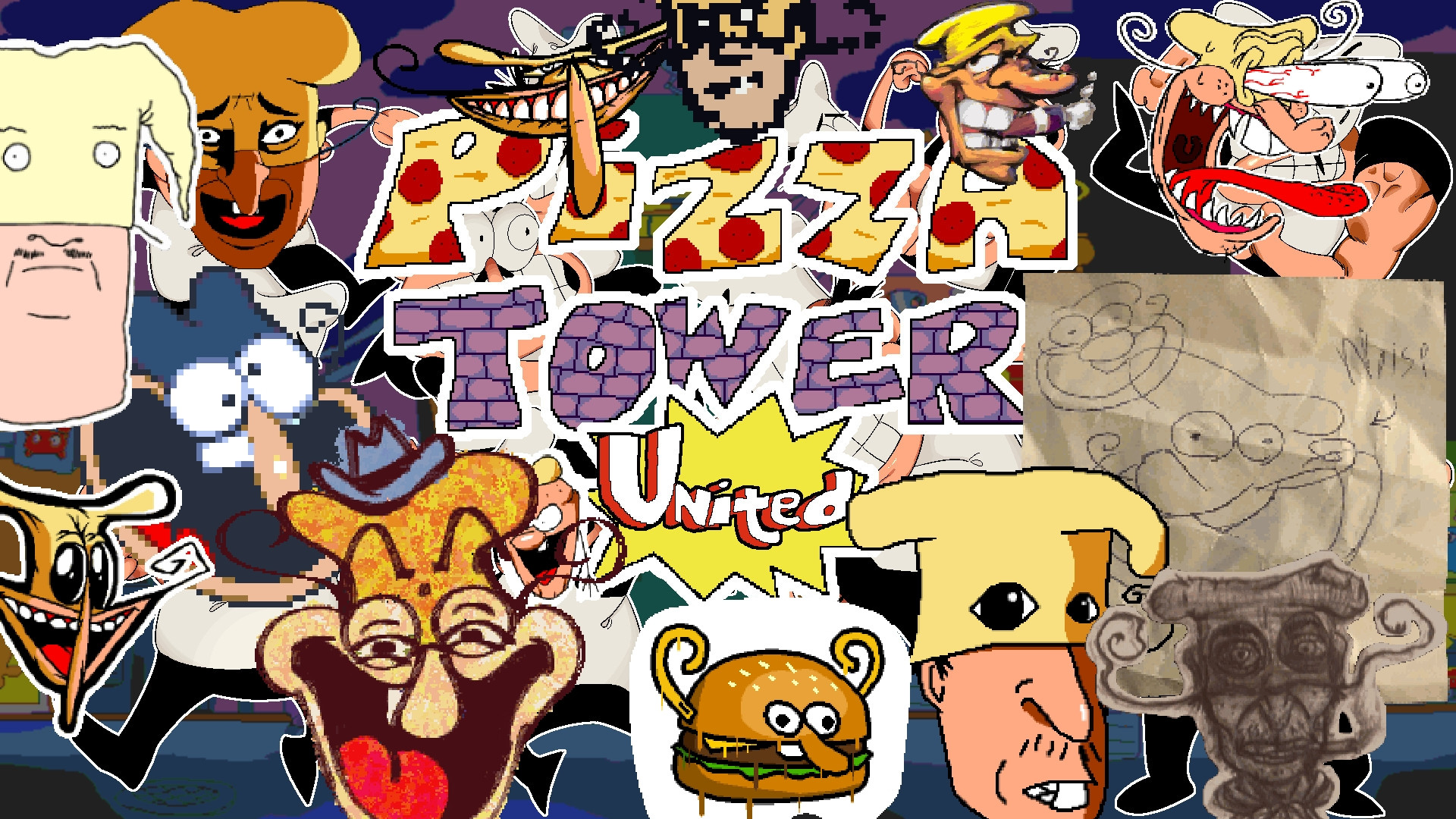 Pizza Tower. United (NOISE UPDATE!!!11!!)