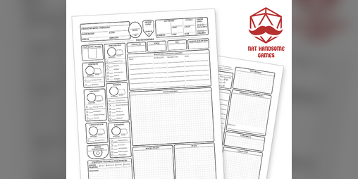 Cover image for 2024 5e Inspired Character Sheet (EN, ES, FR, PT-BR & ZH)