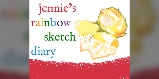 Cover image for jennie's rainbow sketch diary