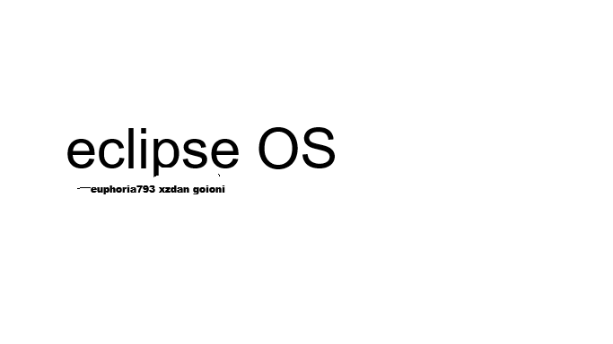 Eclipse OS Stuff