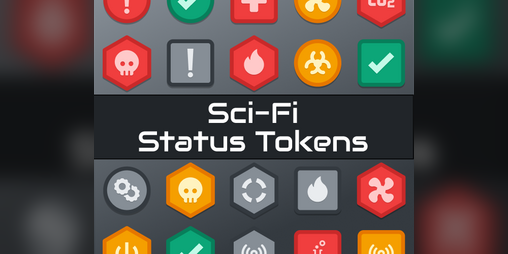 Cover image for Sci-Fi Status Tokens (VTT)