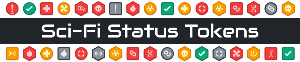 Sci-Fi Status Tokens (VTT)