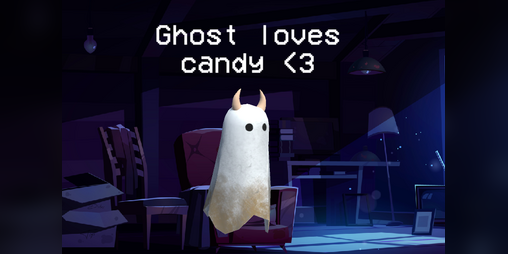 Cover image for Ghost loves candy