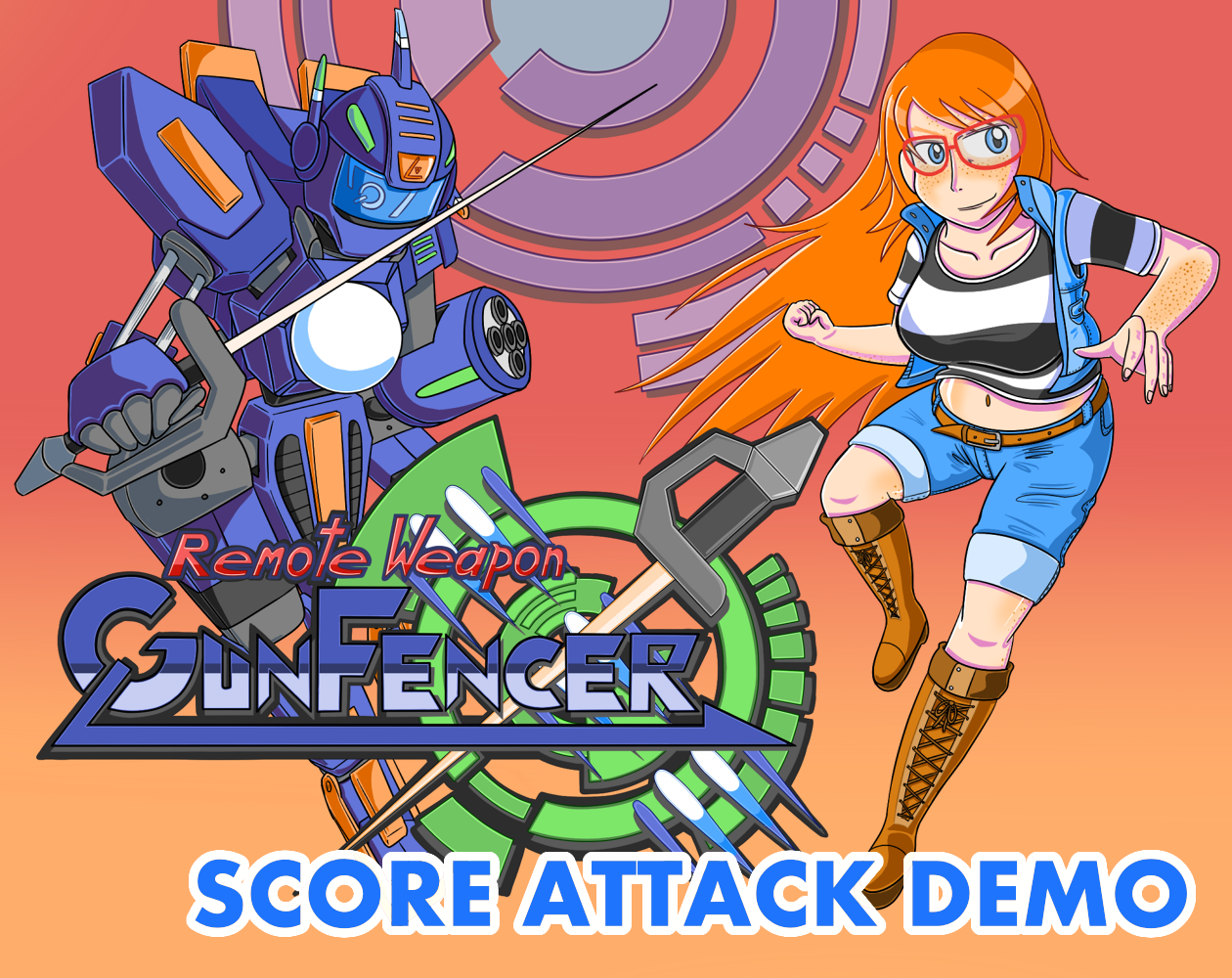 Remote weapon gunfencer score attack demo by m knight