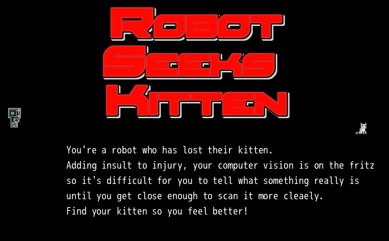 Cover image for Robot Seeks Kitten