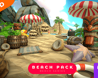 Cartoon Beach Mega Pack