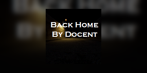 Cover image for Back Home - Retro horror game