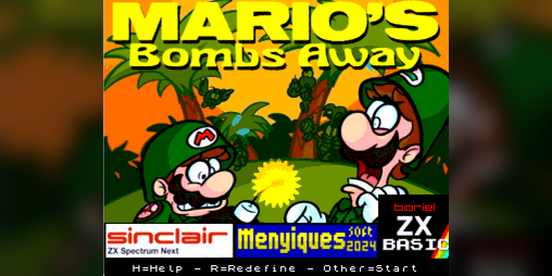 Cover image for Mario's Bombs Away for ZX Next