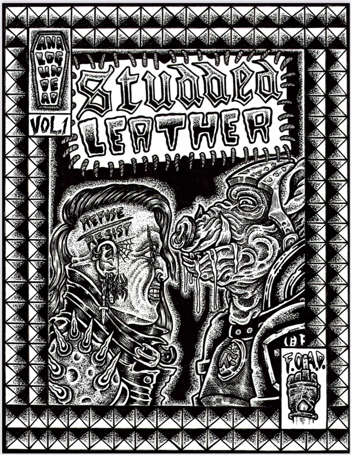 Cover image for Studded Leather #1