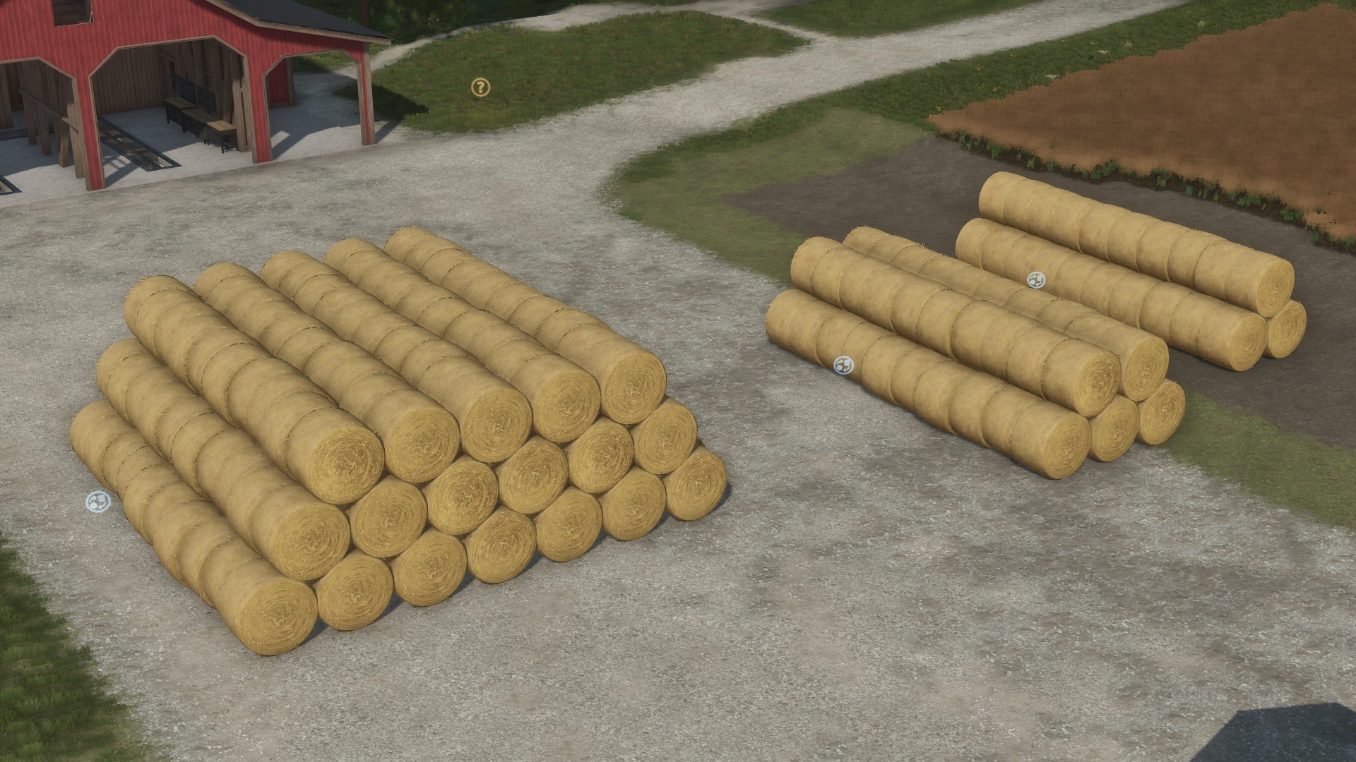 FS22 Placeable Bale Storage by LJR Modding