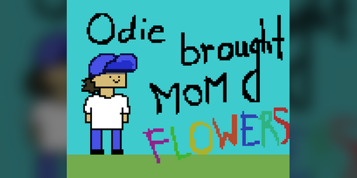 Cover image for Odie Brought Mom Flowers