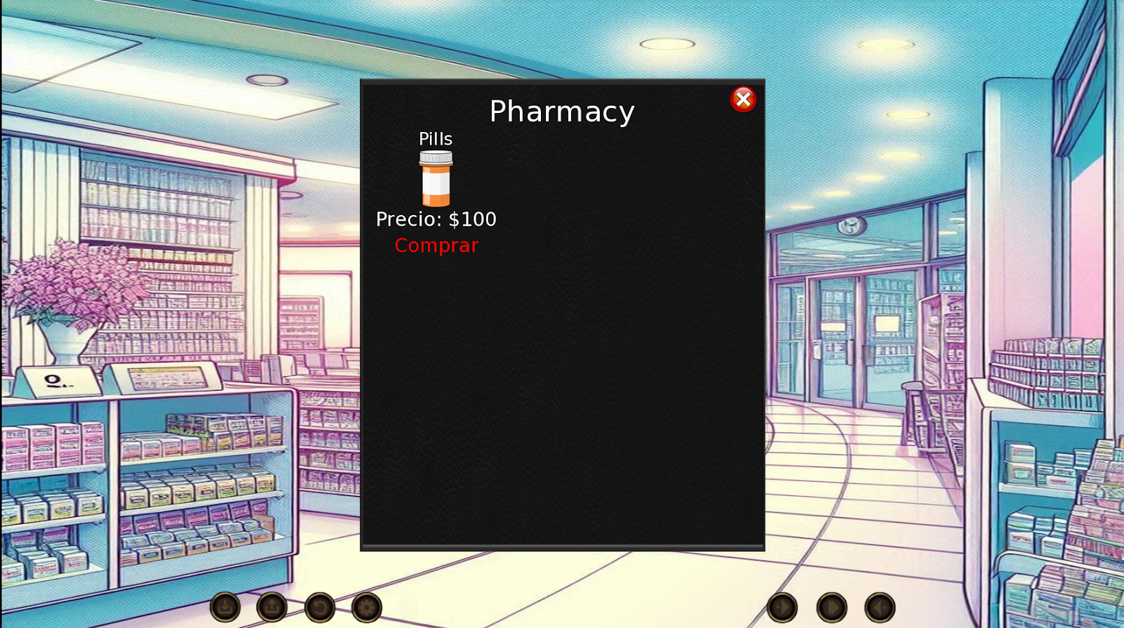  Added system for purchasing items in the pharmacy