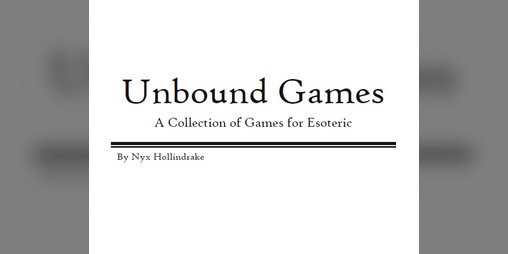 Cover image for Unbound Games