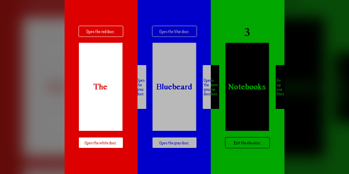 Cover image for The Bluebeard Notebooks
