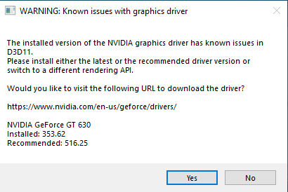 Graphics Card Can't Update (GC by GIGABYE not Nvidia)