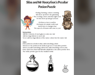 Silas and Mr Hootyfoots Peculiar Potion Puzzle  