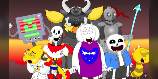 Cover image for BEAT UP STORY OF UNDERTALE HATERS!