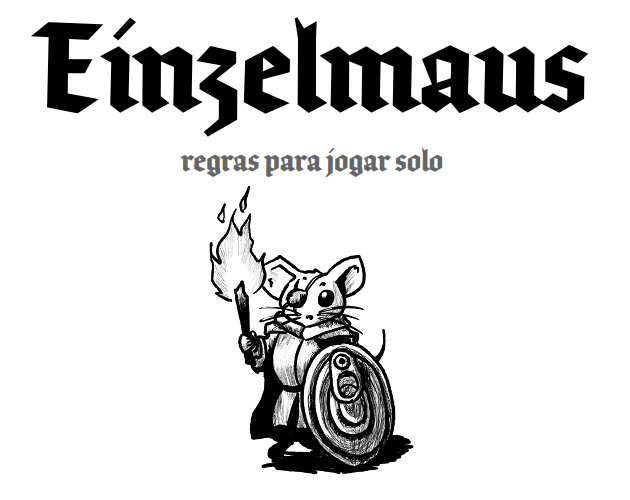 Cover image for Einzelmaus: Solo Mausritter PTBR