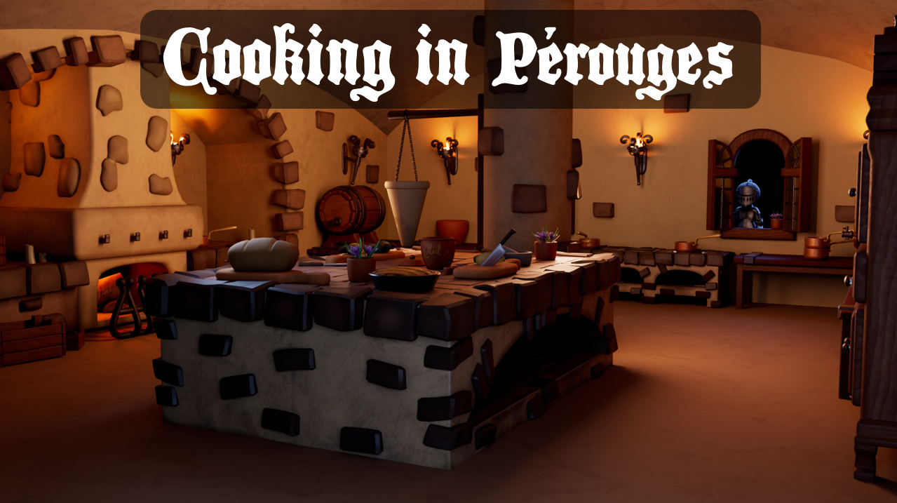 Cooking in Pérouges !