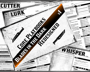 Blades in the Dark Core Playbooks Redesigned   - Unofficial redesign of playbooks for Blades in the Dark 