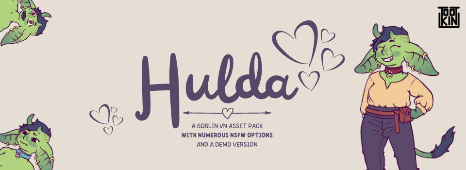 HULDA Goblin VN Character Art Pack