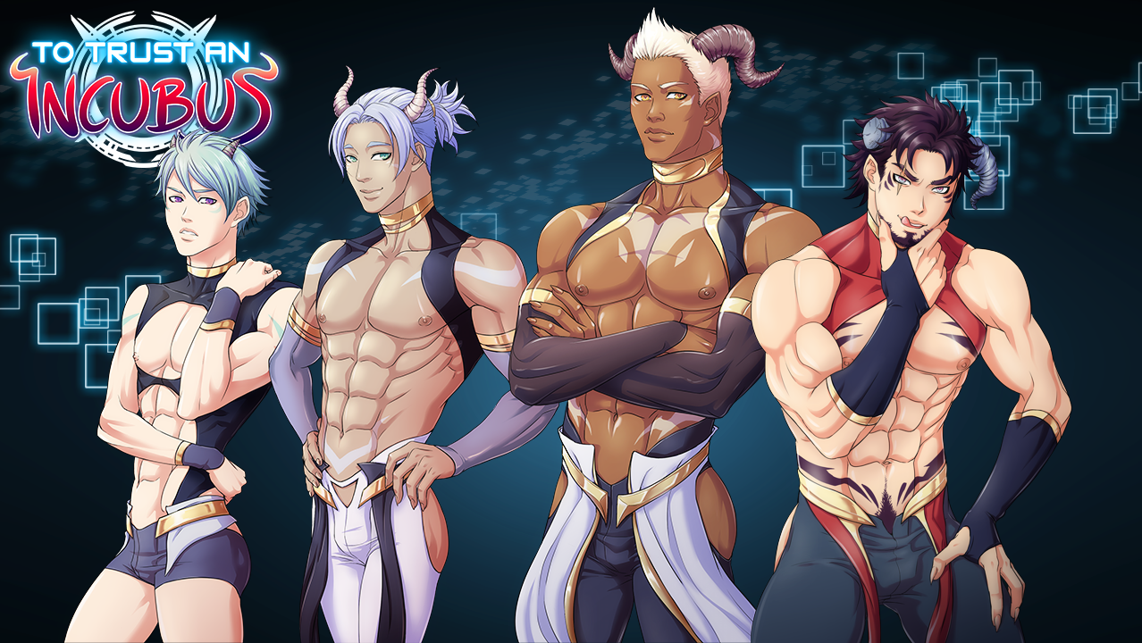 Cover image for To Trust an Incubus - Full Game! Bara Yaoi BL Visual Novel