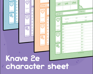 Knave 2e Character Sheet/Folio  