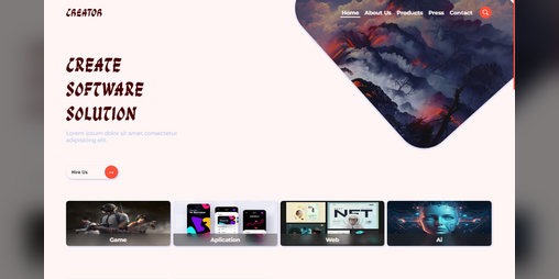 Cover image for creator website template
