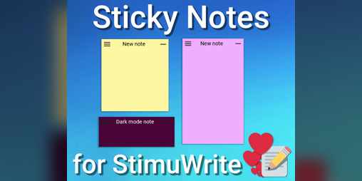 Cover image for Sticky Notes for StimuWrite