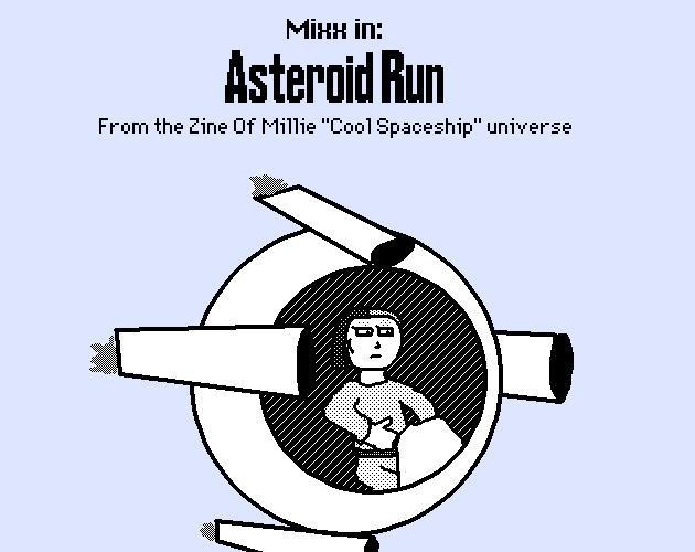 Cover image for Mixx in: Asteroid Run