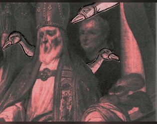 There But For The Geese Of God   - You are a fragment of the Lord God’s will condensed into the form of a Fourth-Century goose. 