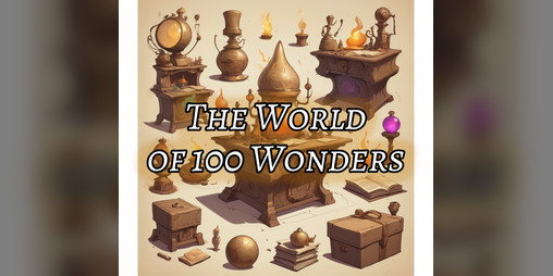 Cover image for The World of 100 Wonders