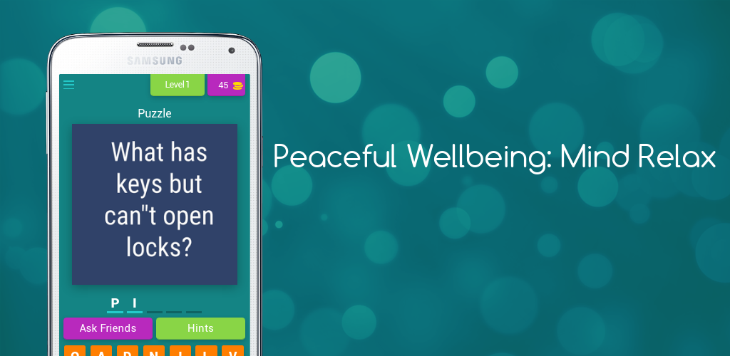 Peaceful Wellbeing Quiz Game