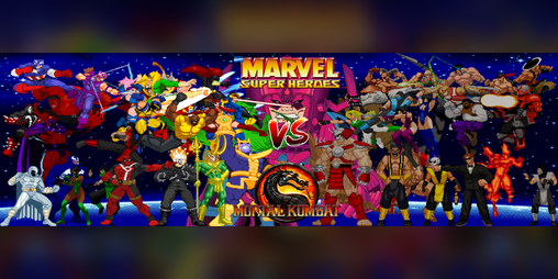 Cover image for Marvel Super Heroes VS. Mortal Kombat