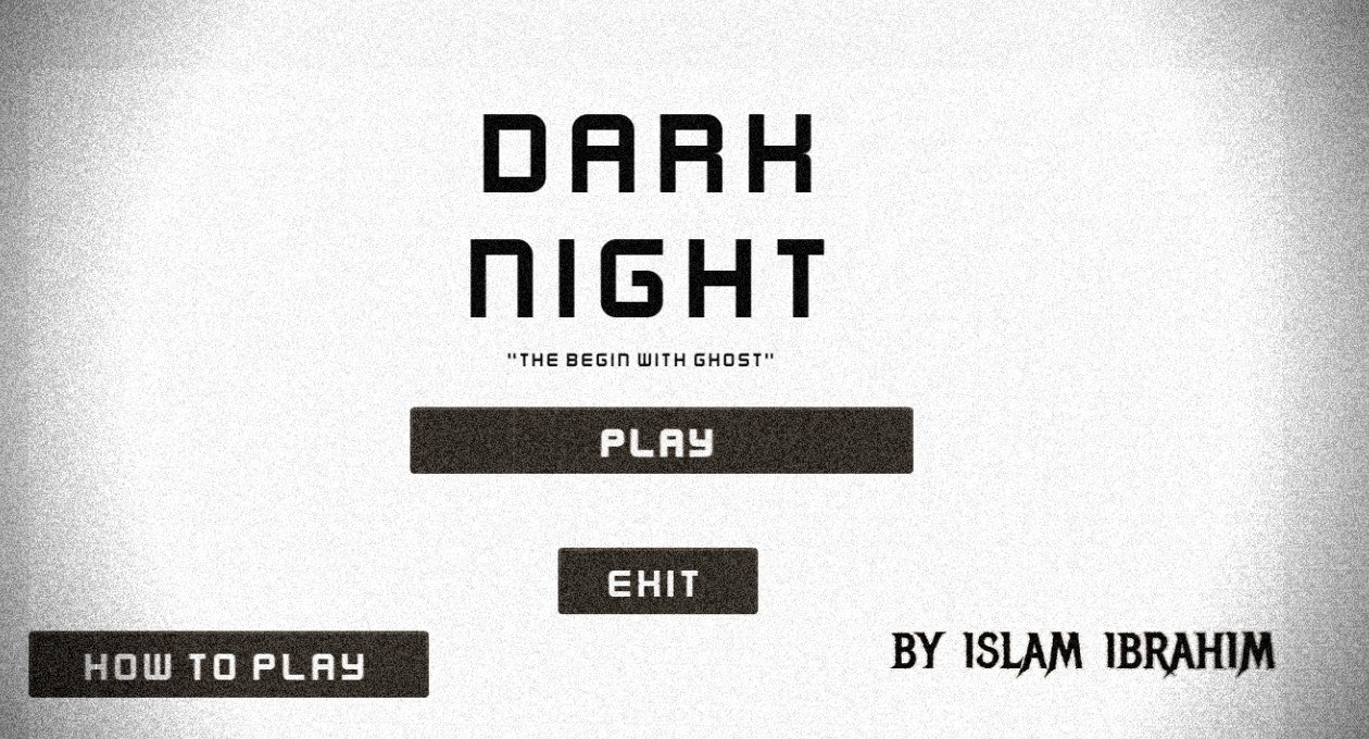 dark night ("the begin with ghost") by islamdev98 for GDevelop Weekend ...