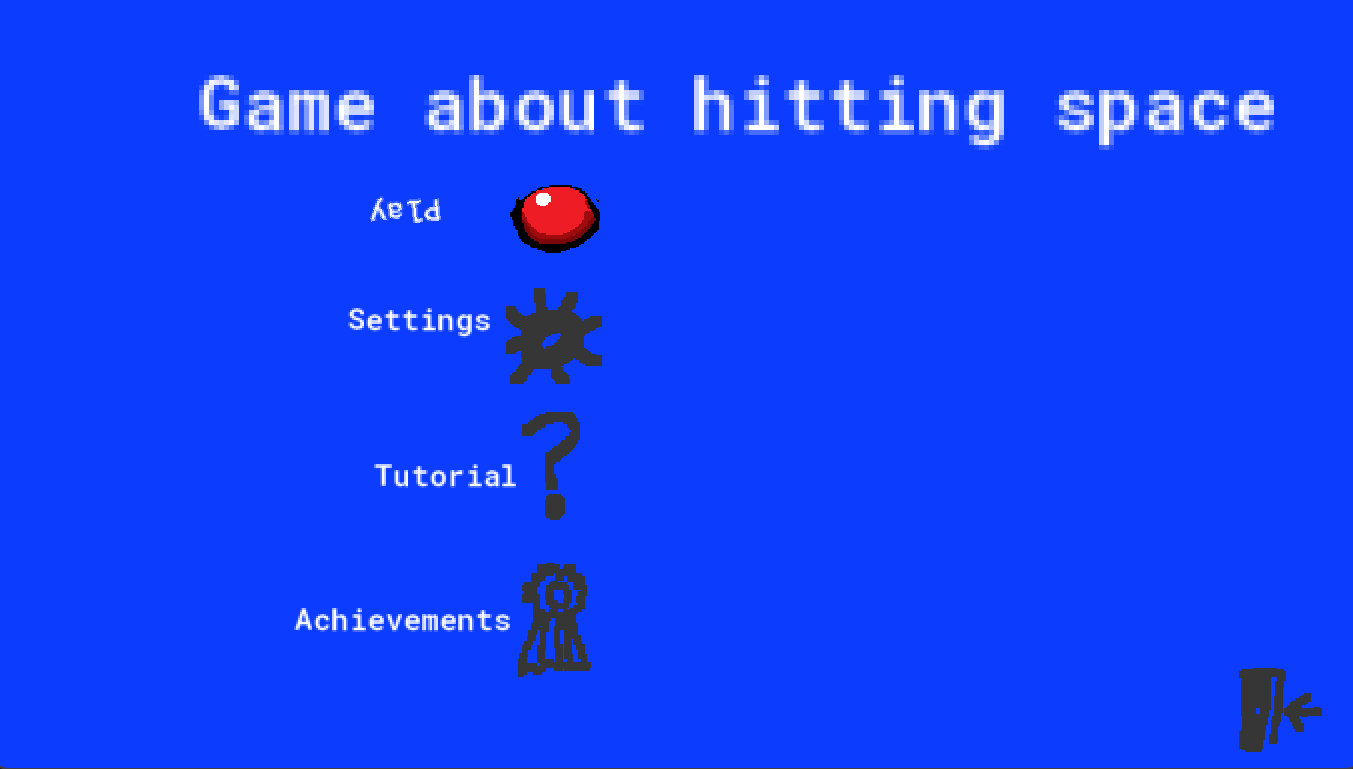 G. A. H. S. (Game about hitting space)
