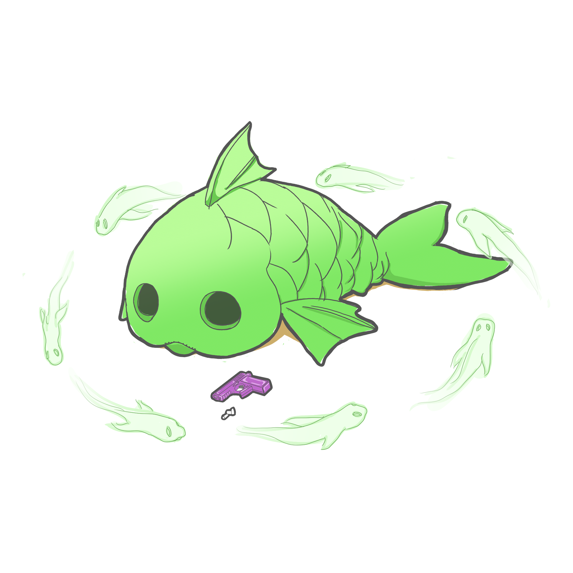 Dead fish parade by oysterdream