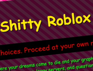 Shitty Roblox: Where Dreams Come to Die