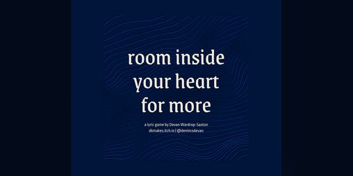Cover image for room inside your heart for more