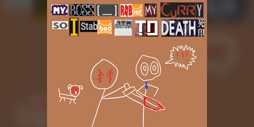 Cover image for My boss fucking robbed my curry so I stabbed him to death
