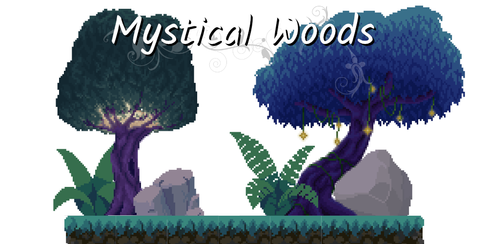 Mystical Woods - Pixel Art Asset Pack