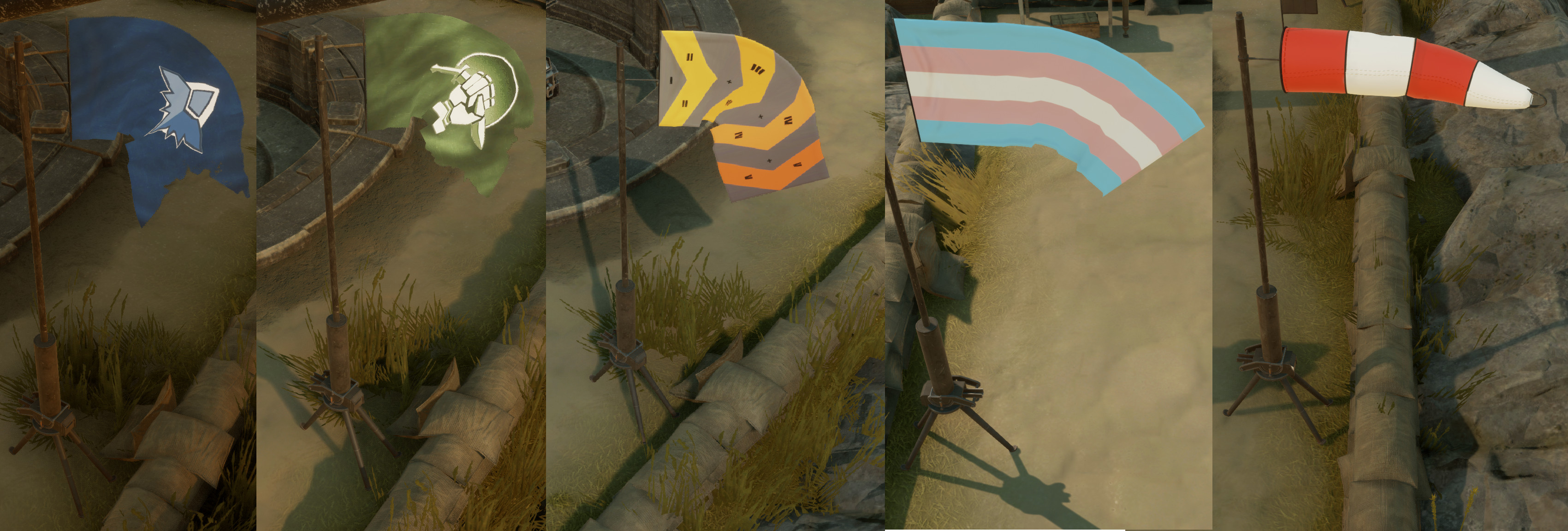 Foxhole: Windsock Flags